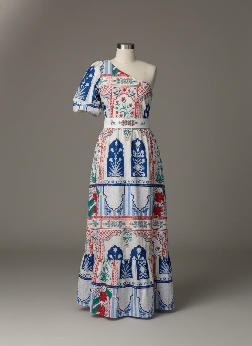 DELHI maxi dress - Rosa Pistacho