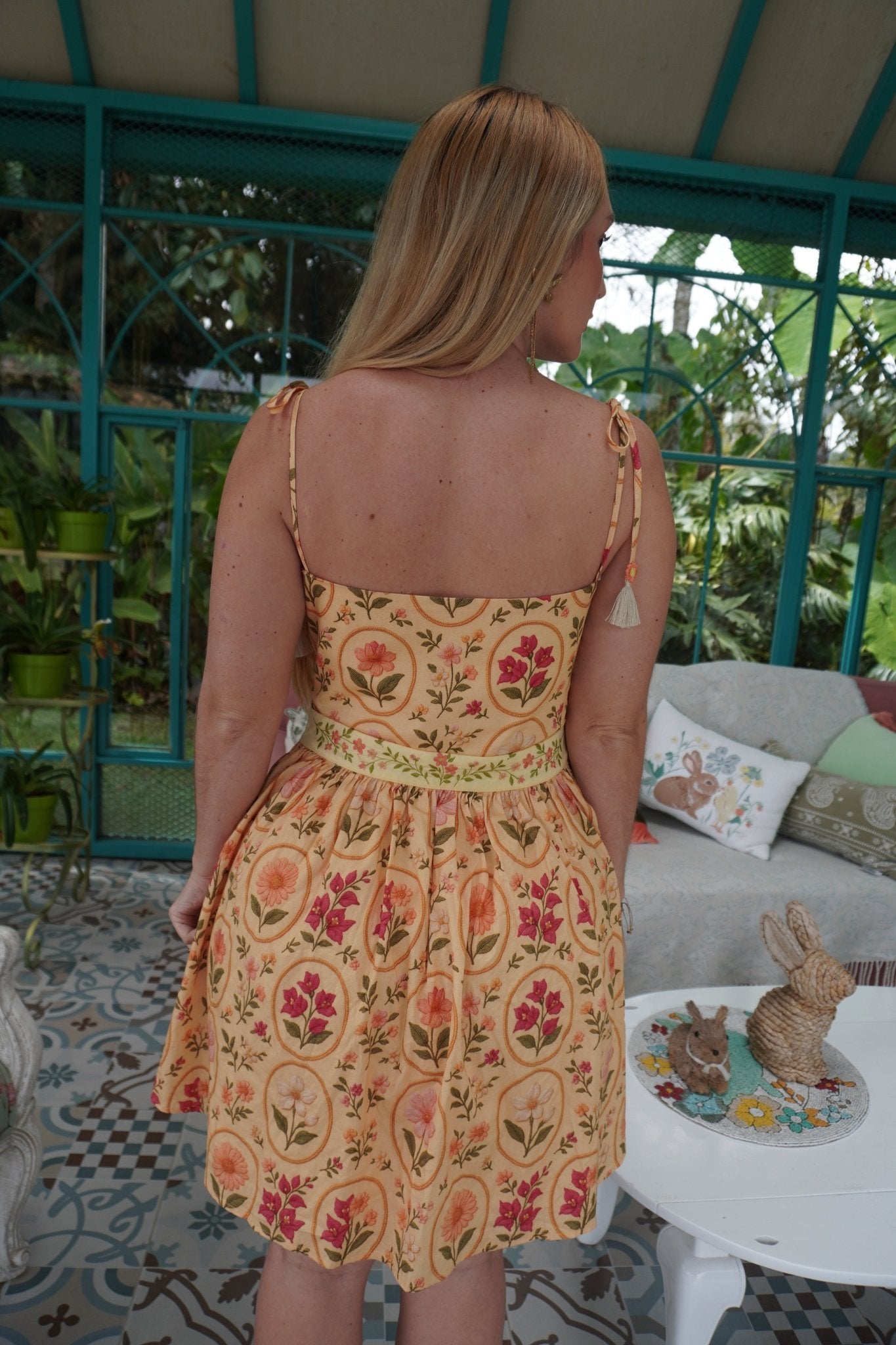 LEMON LILY mini dress - Rosa Pistacho