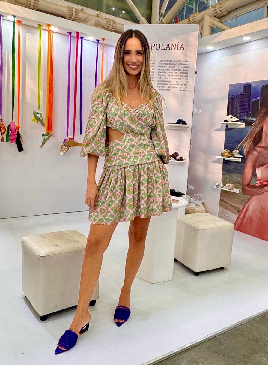 LIRIOS DRESS - Rosa Pistacho