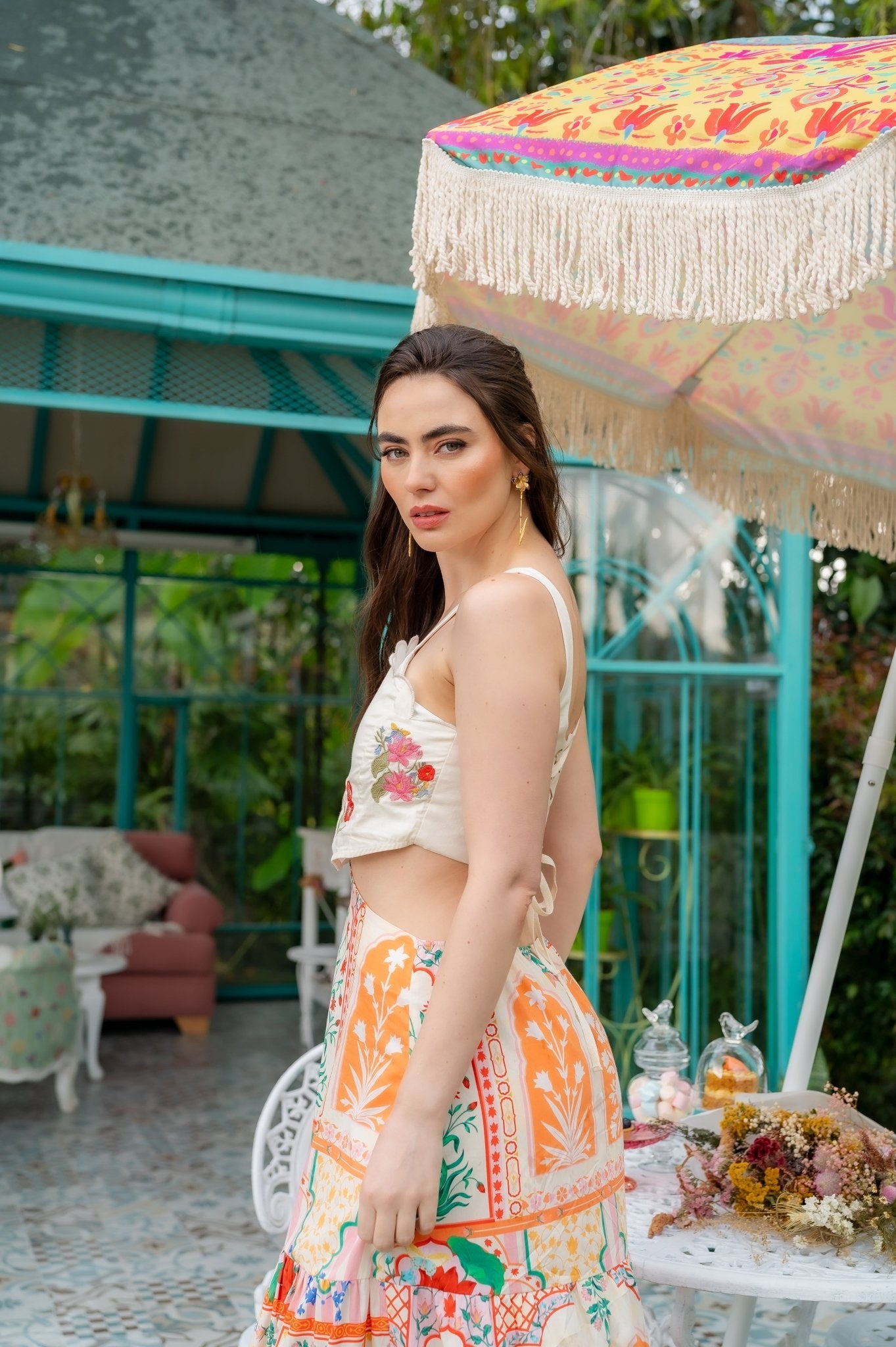 MAXI DRESS JAIPUR - Rosa Pistacho