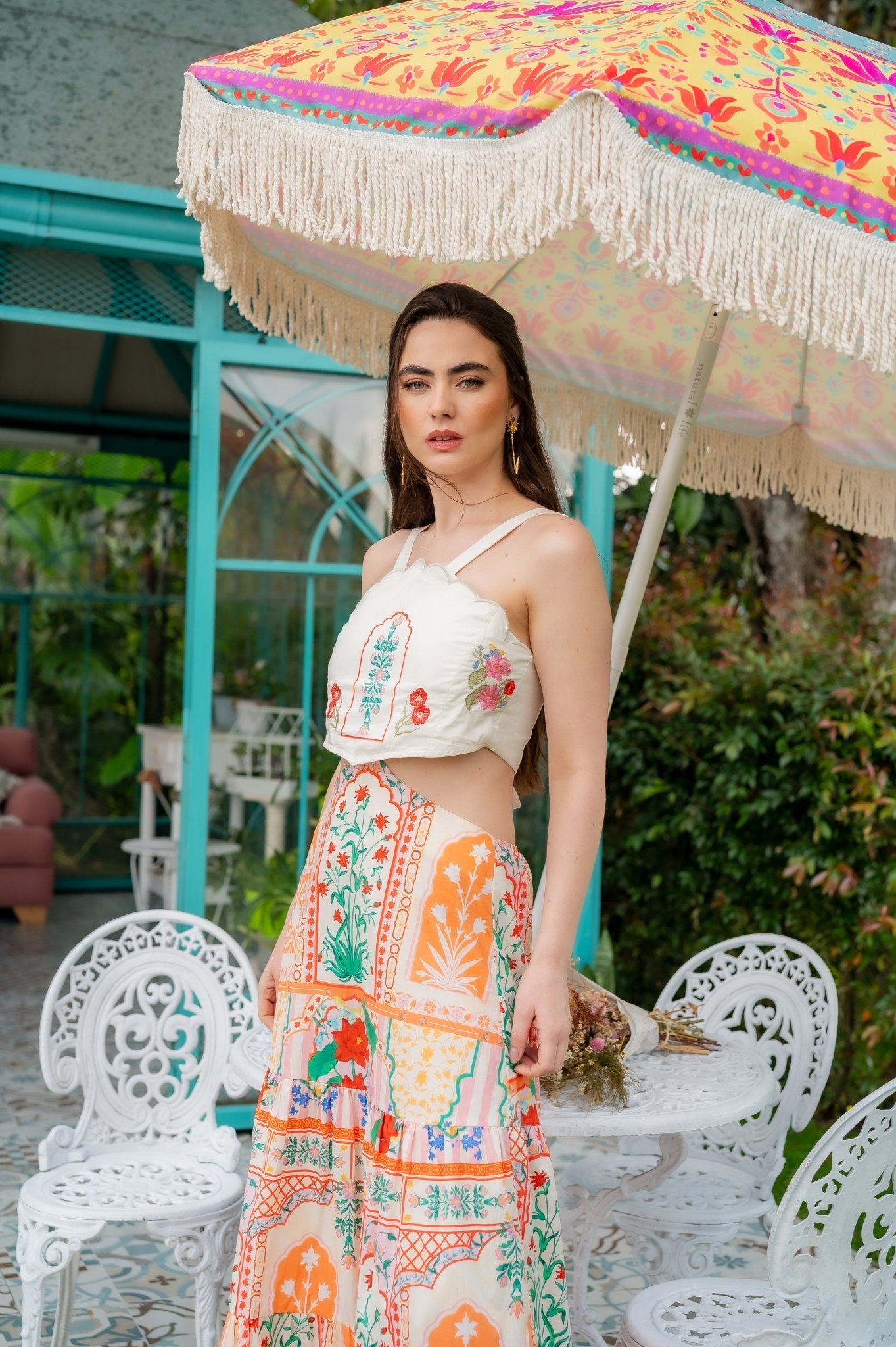 MAXI DRESS JAIPUR - Rosa Pistacho