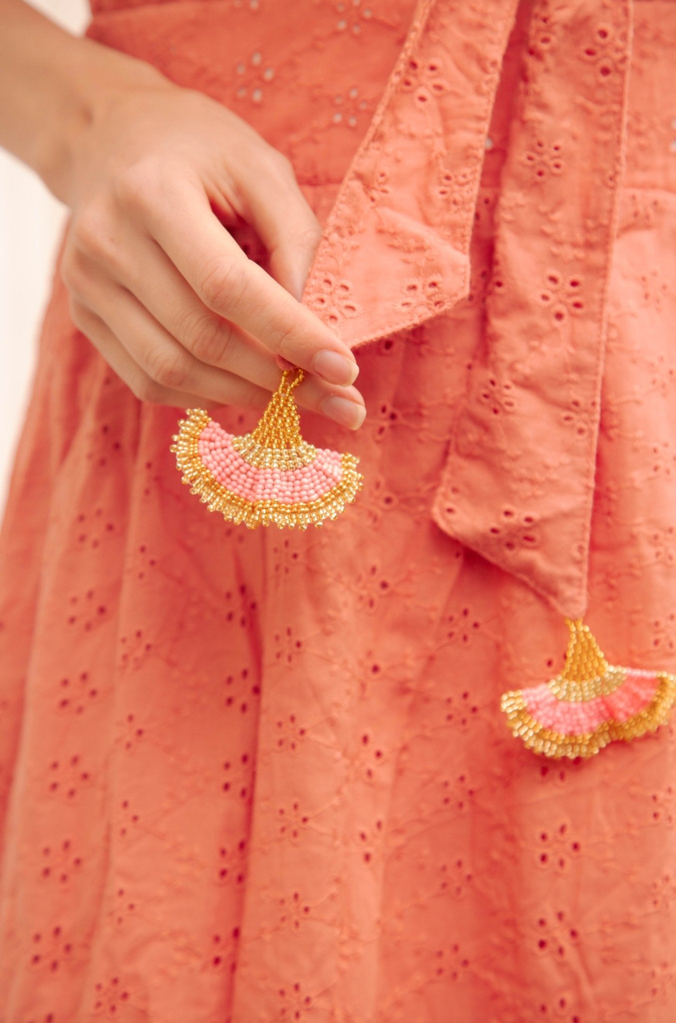 Ambari ojalillo maxi dress - Rosa Pistacho