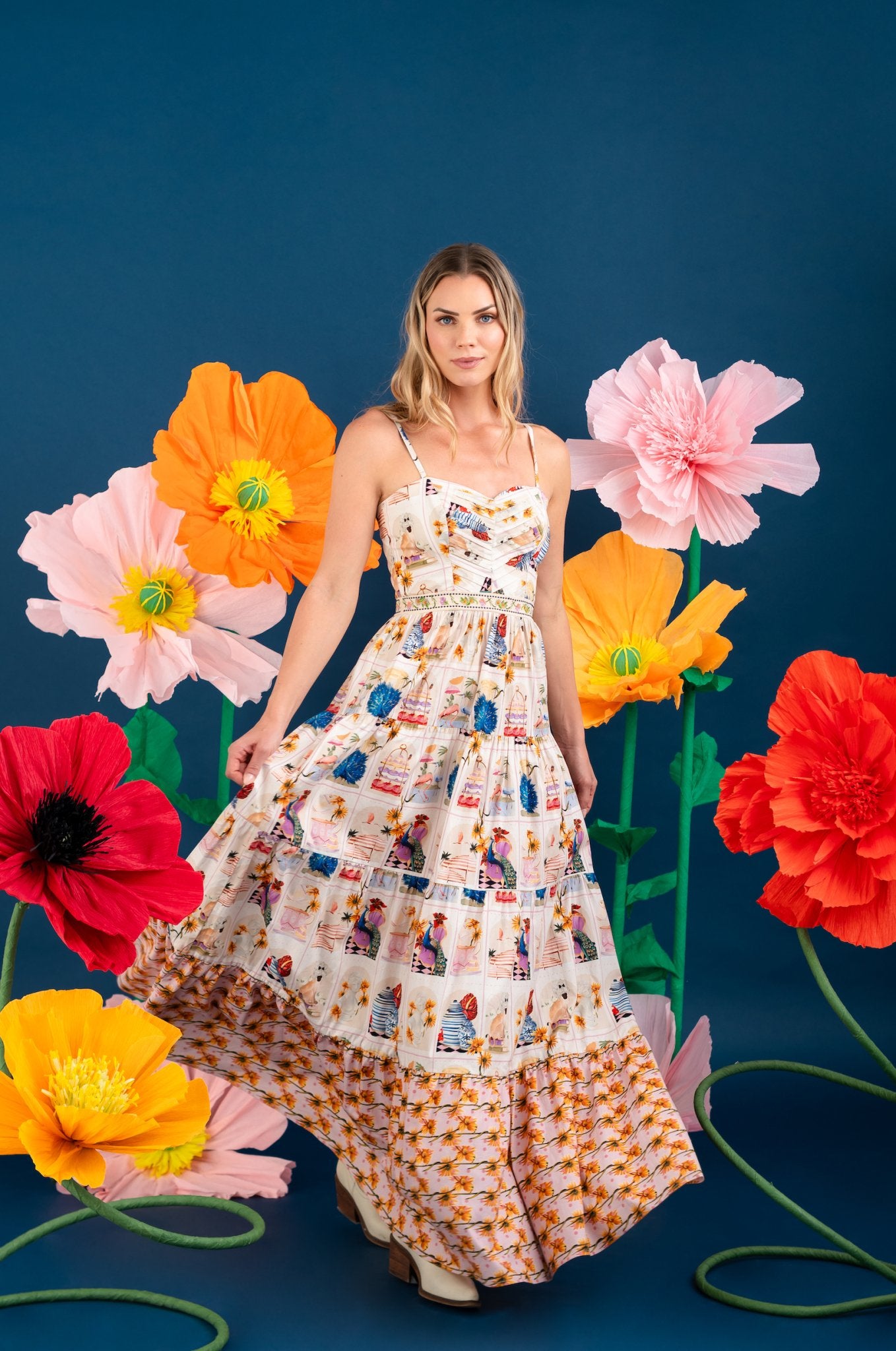 SILKA MAXI DRESS - Rosa Pistacho