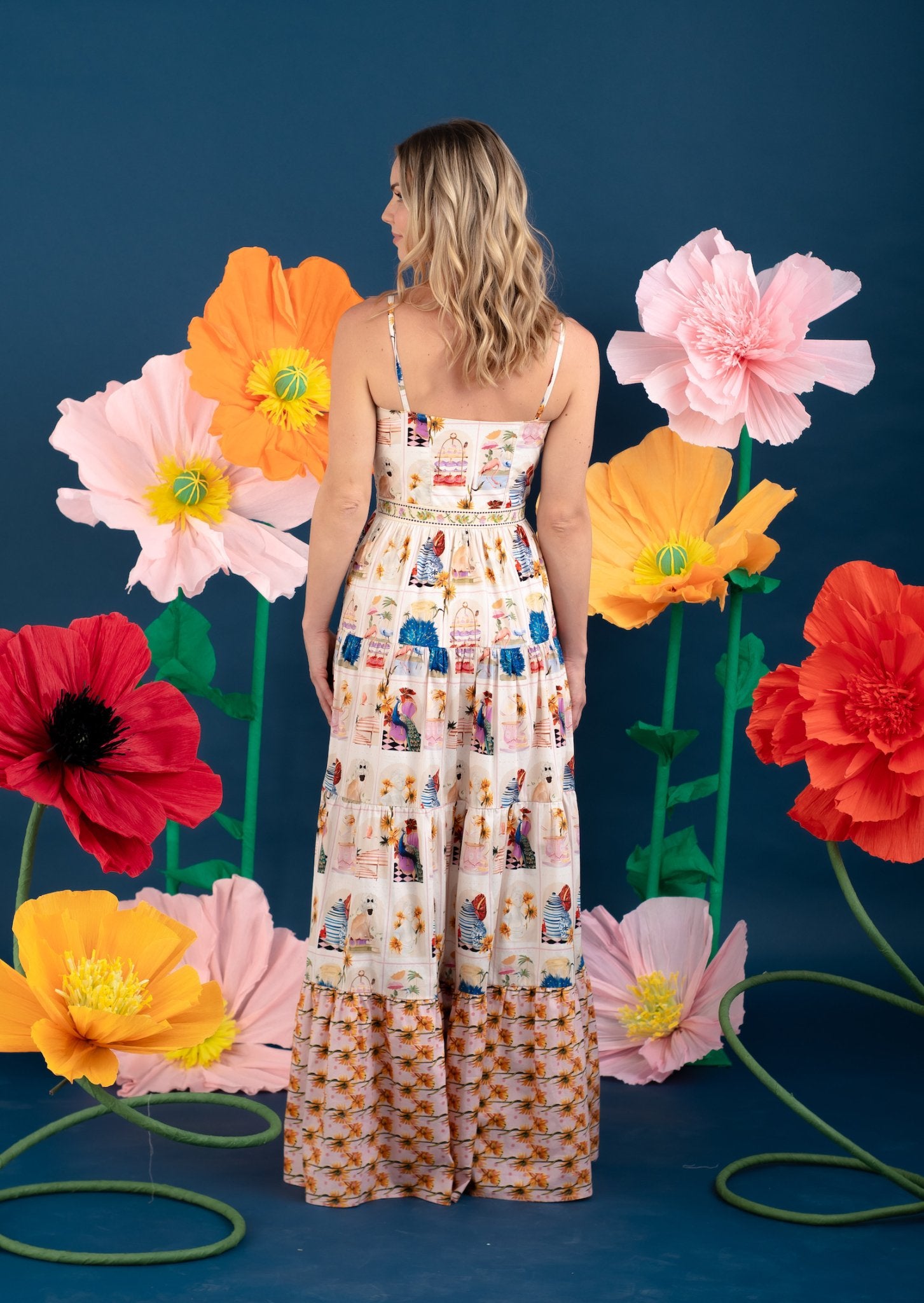 SILKA MAXI DRESS - Rosa Pistacho