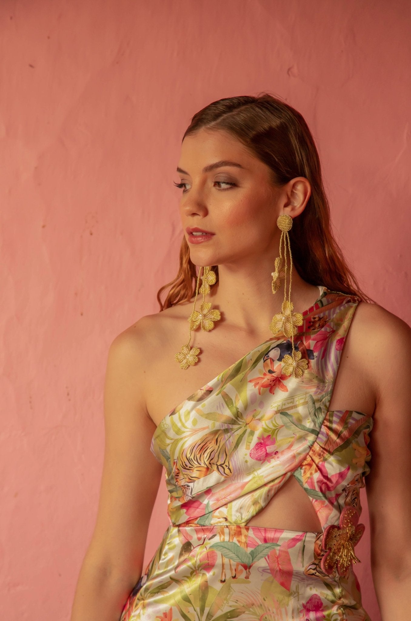 TROPICO MAXI DRESS - Rosa Pistacho